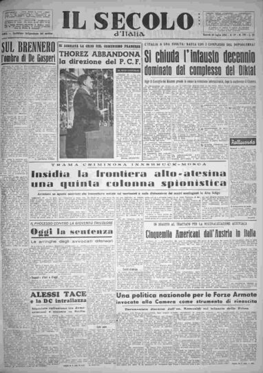 giovedì 28 luglio 1955