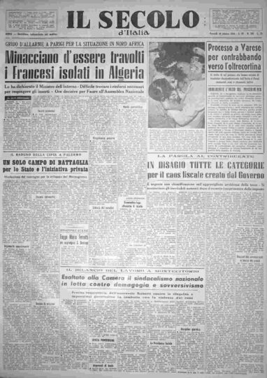 venerdì 14 ottobre 1955