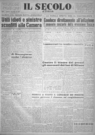 sabato 15 ottobre 1955
