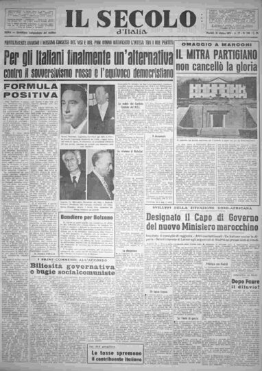 martedì 18 ottobre 1955