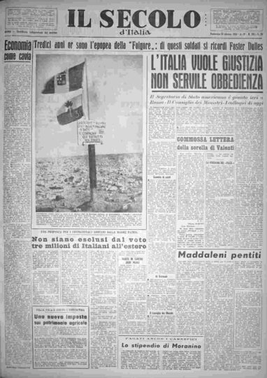 domenica 23 ottobre 1955