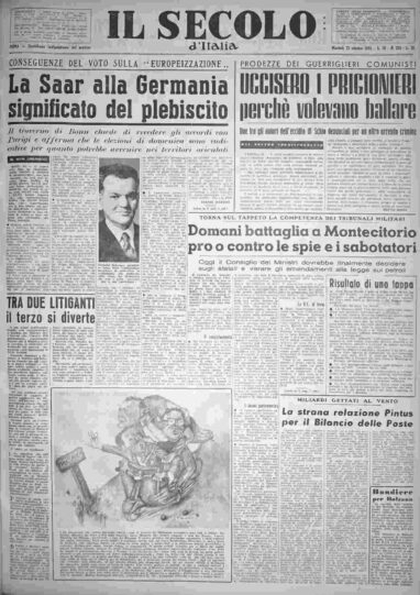 martedì 25 ottobre 1955