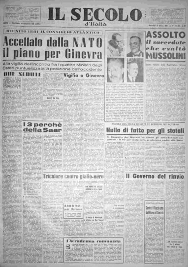 mercoledì 26 ottobre 1955