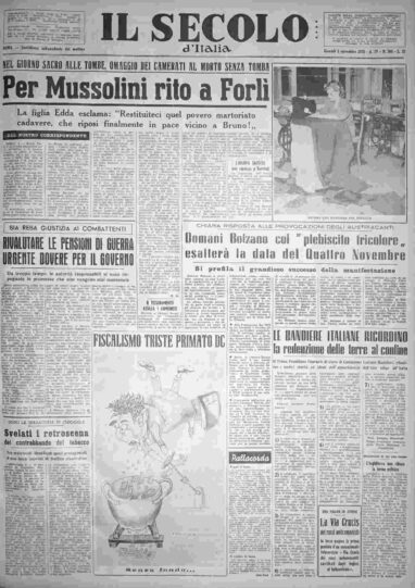 giovedì 3 novembre 1955
