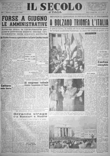 sabato 5 novembre 1955