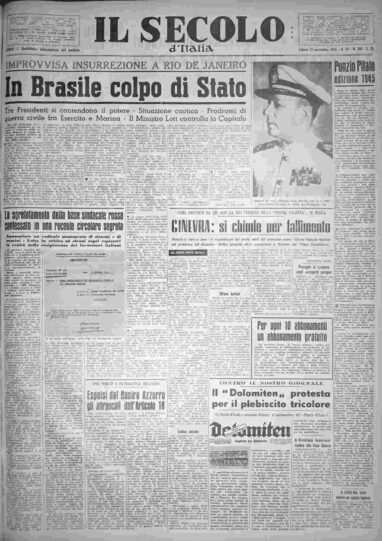 sabato 12 novembre 1955