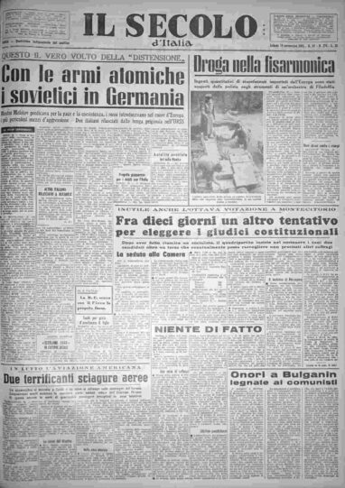 sabato 19 novembre 1955