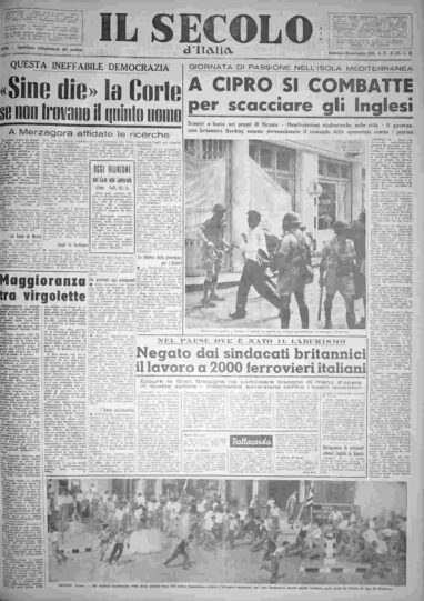 domenica 20 novembre 1955
