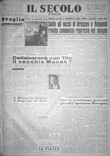 martedì 22 novembre 1955