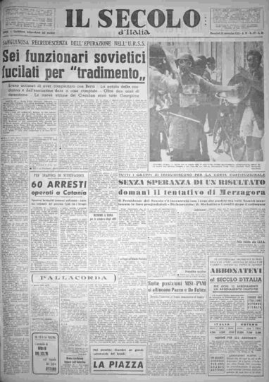 mercoledì 23 novembre 1955