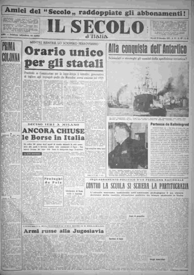 giovedì 29 dicembre 1955