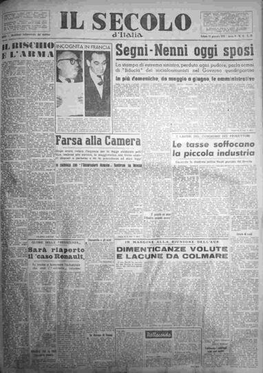 sabato 21 gennaio 1956