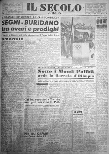 venerdì 27 gennaio 1956