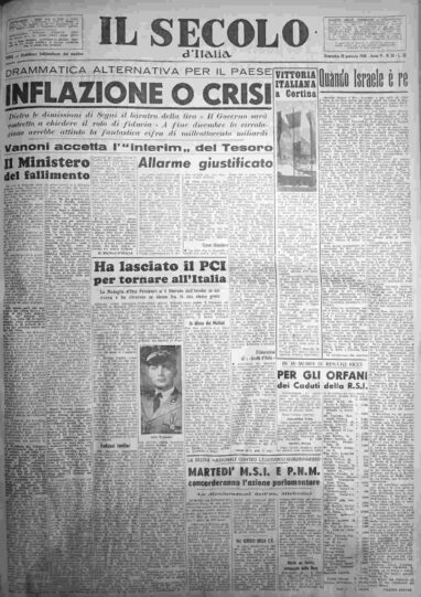 domenica 29 gennaio 1956