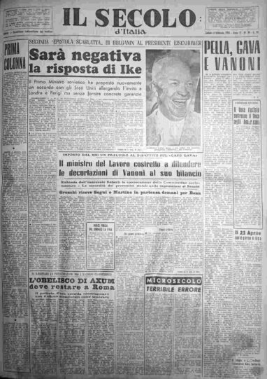 sabato 4 febbraio 1956