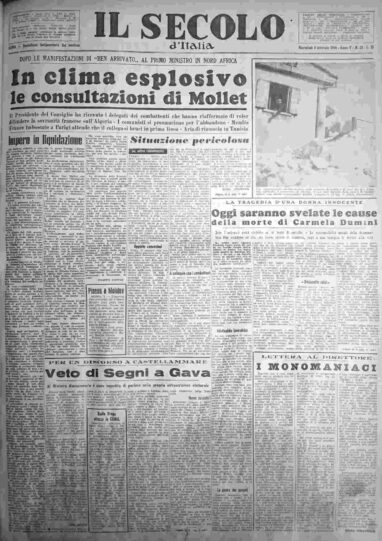 mercoledì 8 febbraio 1956