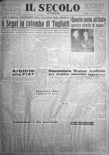 mercoledì 14 marzo 1956