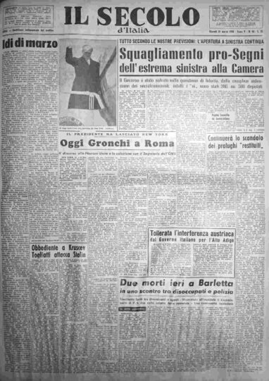 giovedì 15 marzo 1956