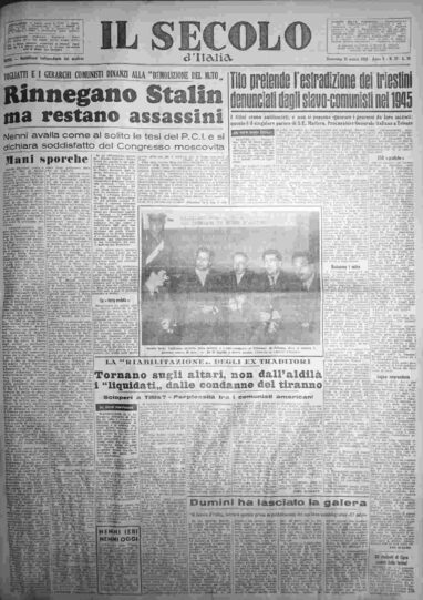 domenica 25 marzo 1956