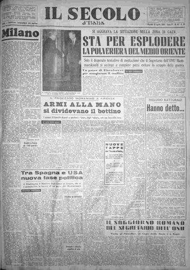martedì 10 aprile 1956