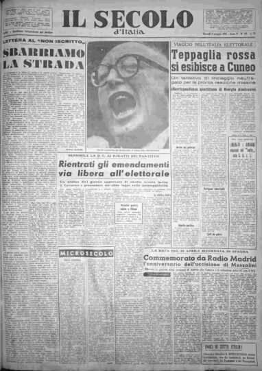 giovedì 3 maggio 1956
