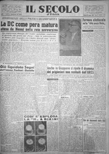 martedì 22 maggio 1956