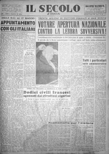 domenica 27 maggio 1956