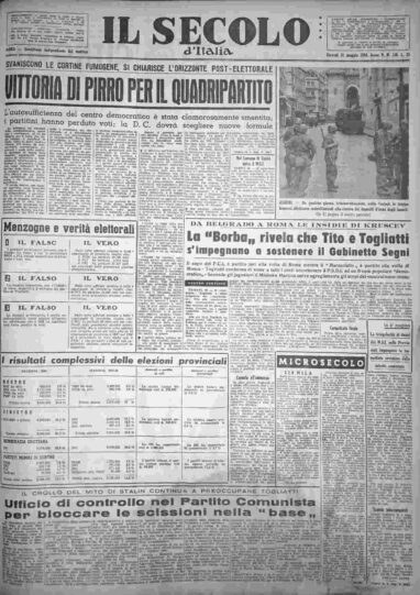 giovedì 31 maggio 1956