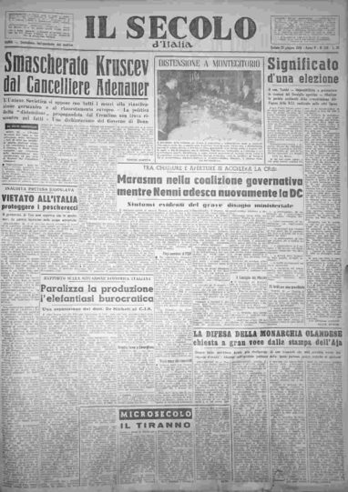 sabato 23 giugno 1956