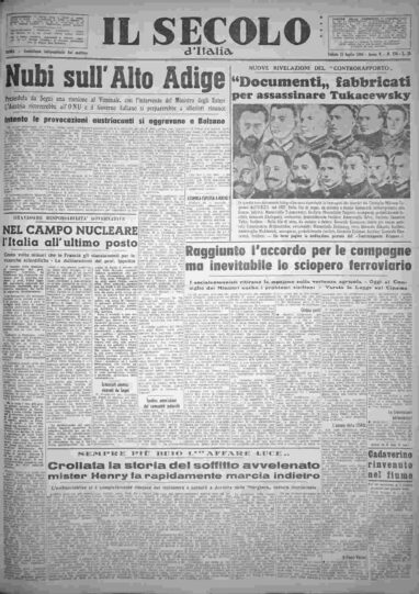 sabato 21 luglio 1956