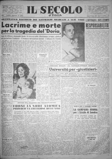 sabato 28 luglio 1956
