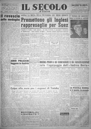 domenica 29 luglio 1956