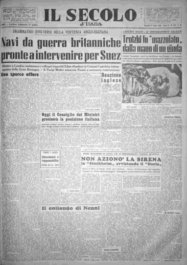 martedì 31 luglio 1956