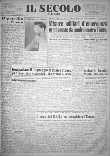 sabato 4 agosto 1956