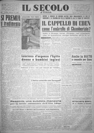 mercoledì 8 agosto 1956