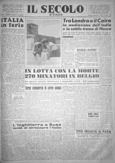 giovedì 9 agosto 1956