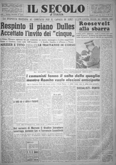 mercoledì 29 agosto 1956