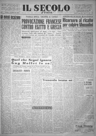 venerdì 31 agosto 1956