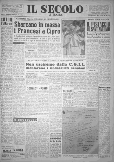 sabato 1 settembre 1956