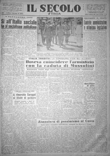 sabato 8 settembre 1956