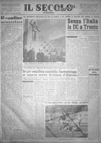 lunedì 15 ottobre 1956