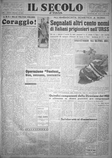 sabato 20 ottobre 1956