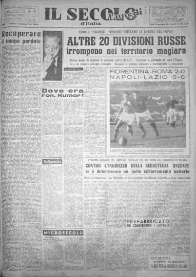 lunedì 19 novembre 1956