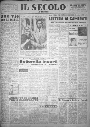 giovedì 22 novembre 1956