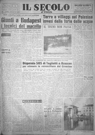 domenica 2 dicembre 1956