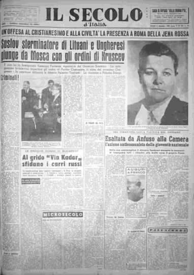 giovedì 6 dicembre 1956