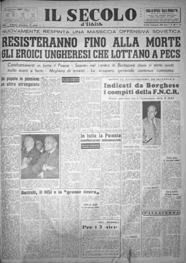 giovedì 13 dicembre 1956
