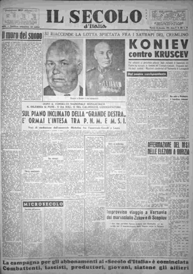 martedì 18 dicembre 1956