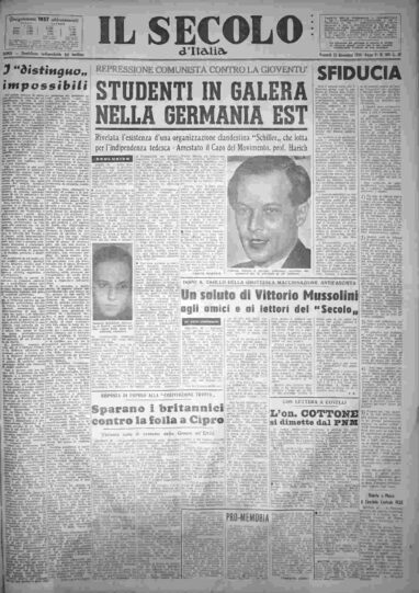 venerdì 21 dicembre 1956