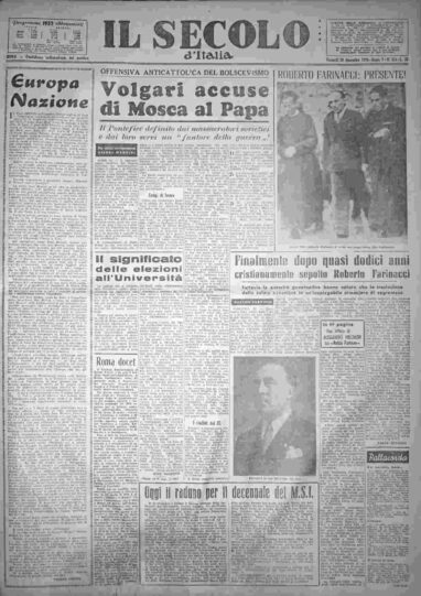 venerdì 28 dicembre 1956